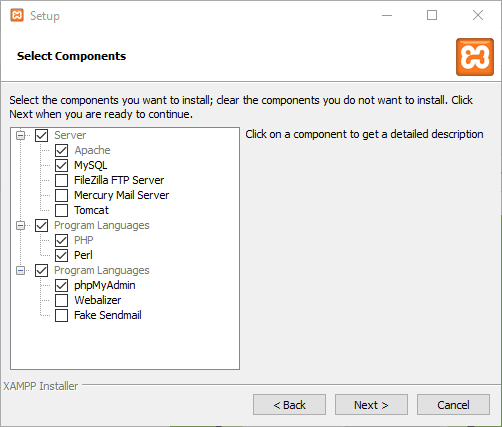 xampp-installing